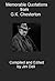 Memorable Quotations from G.K. Chesterton