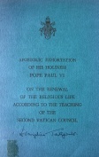 On the Renewal of the Religious Life According to the Teaching of the Second Vatical Council (Paperback)