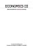 Economics III