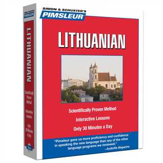 Pimsleur Lithuanian Level 1 CD: Learn to Speak and Understand Lithuanian with Pimsleur Language Programs (1) (Compact)