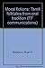 Moral fictions: Tamil folktales from oral tradition