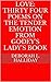 Love: Thirty Four Poems on the Tender Emotion From Godey's Lady's Book