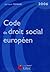 Code de droit social européen 2006