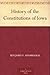 History of the Constitutions of Iowa
