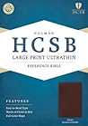 HCSB Large Print Ultrathin Reference Bible by Anonymous