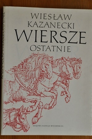 Wiersze ostatnie (Hardcover)