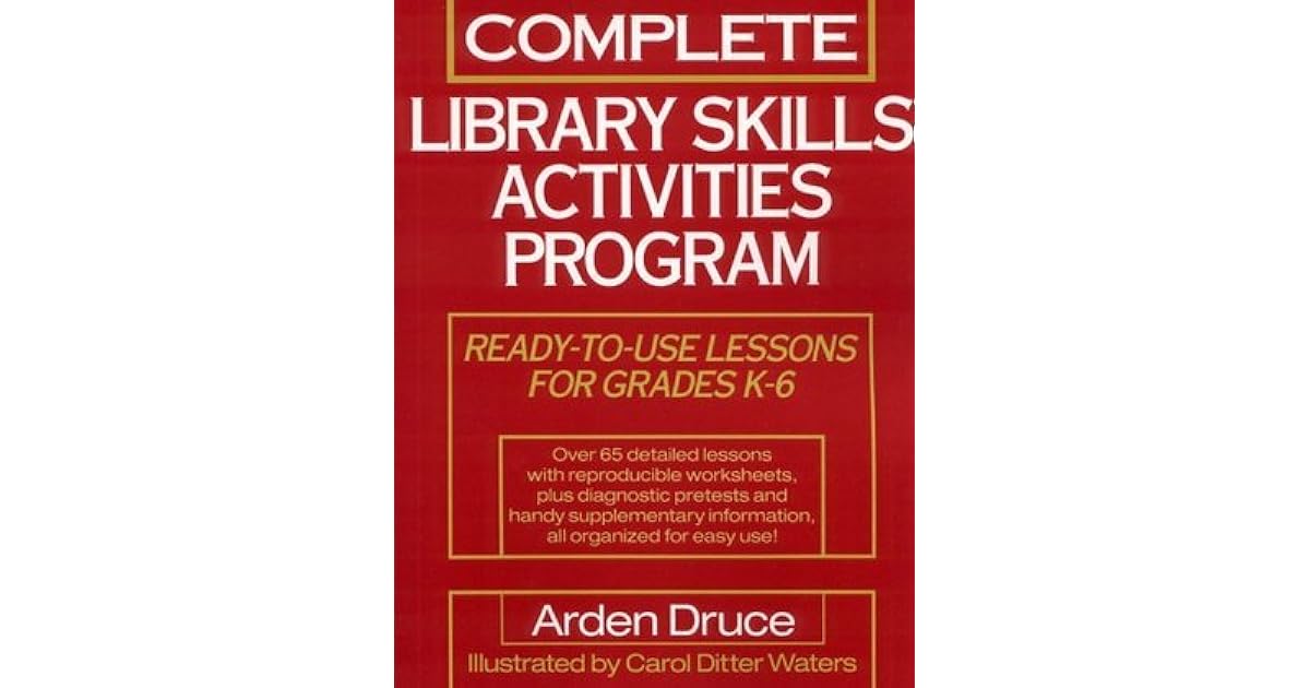 Complete Library Skills Activities Program ReadyToUse Lessons for