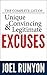 The Complete List of Unique, Convincing, and Legitimate Excuses by Joel Runyon