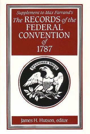 Supplement to Max Farrand's Records of the Federal Convention of 1787 (Paperback)