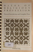 Rites of Religious Profession: Pastoral Introduction and Complete Text