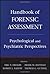 Handbook of Forensic Assess...