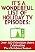 It's a Wonderful List of Holiday TV Episodes: Over 500 Television Shows Celebrating the Christmas Season