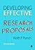 Developing Effective Research Proposals