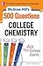 McGraw-Hill's 500 College Chemistry Questions: Ace Your College Exams (McGraw-Hill's 500 Questions)