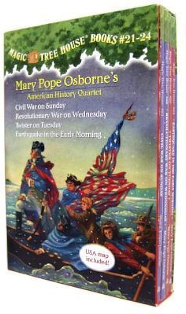 American History Quartet Set (Magic Tree House, #21-24)