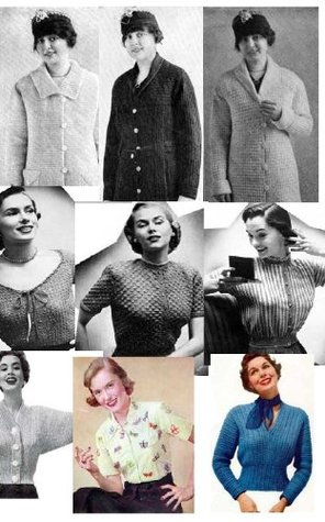 vintage crochet sweater