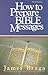 How to Prepare Bible Messages