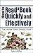 How to Read a Book Quickly and Effectively:The Ultimate Speed Reading Guide (speed reading, reading, reading comprehension, study skills, how to read a book)