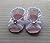 Crochet Pattern Sandals for a Baby Girl in Size 3-6 months by Yelena Chen