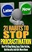 21 Habits To Stop Procrasti...