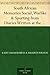 South African Memories Social, Warlike & Sporting from Diaries Written at the Time