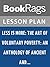 Lesson Plans Less Is More: The Art of Voluntary Poverty