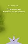 Formas comunes: Animalidad, cultura, biopolítica