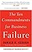 Ten Commandments for Business Failure