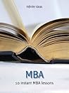 Book cover for MBA: 10 instant MBA lessons
