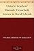 Ontario Teachers' Manuals: Household Science in Rural Schools