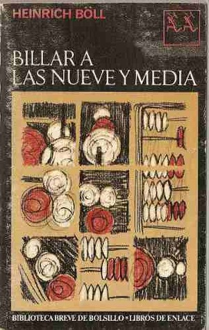 Portada de Billar a las nueve y media, de Heinrich Böll