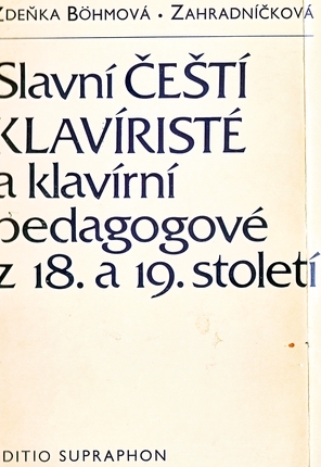Slavní čeští klavíristé a klavírní pedagogové z 18. a 19. století