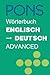 PONS Wörterbuch Englisch -> Deutsch Advanced / PONS Advanced ... by PONS GmbH