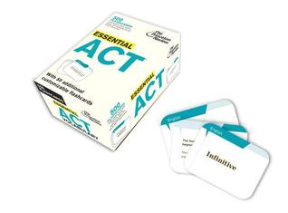 Essential ACT (flashcards): 500 Flashcards with Need-To-Know Topics, Terms, and Examples for All Five ACT Test Areas (College Test Preparation)