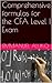 Comprehensive formulas for the CFA Level I Exam