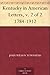 Kentucky in American Letters, v. 2 of 2 1784-1912