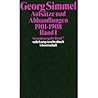 Aufsätze und Abhandlungen 1901 - 1908. Bd. 1. (Gesamtausgabe 07)