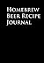 Homebrew Beer Recipe Journal