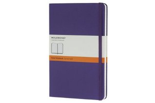 Moleskine Classic Notebook, Large, Ruled, Brilliant Violet, Hard Cover (5 x 8.25)