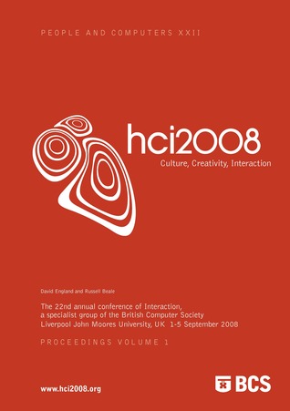 Proceedings of HCI 2008 (Vol. 1) - Culture, Creativity, Interaction