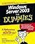 Windows Server 2003 For Dummies