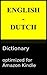 English - Dutch Reader's Dictionary by Victor Saase