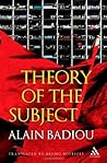 Theory of the Subject by Alain Badiou
