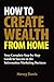 How To Create Wealth From Home