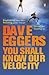 You Shall Know Our Velocity by Dave Eggers
