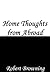 Home-Thoughts, from Abroad