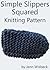 Simple Slippers Squared Kni...