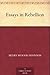 Essays in Rebellion