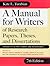 A Manual for Writers of Research Papers, Theses, and Disserta... by Kate L. Turabian