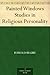 Painted Windows Studies in Religious Personality